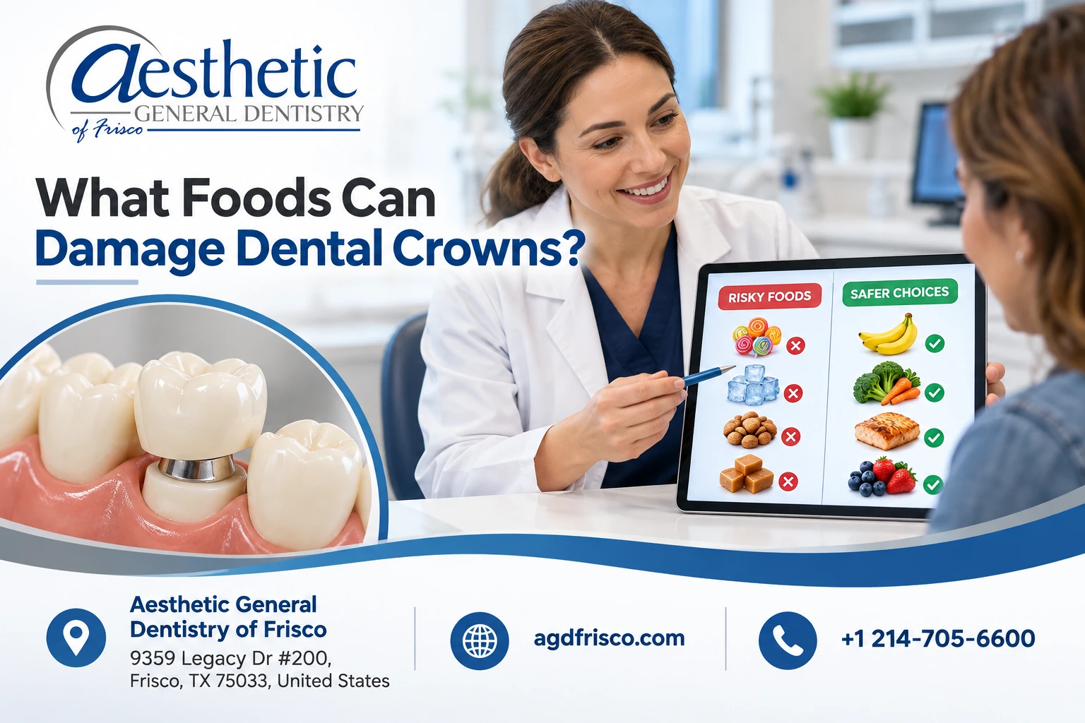 What Foods Can Damage Dental Crowns?
